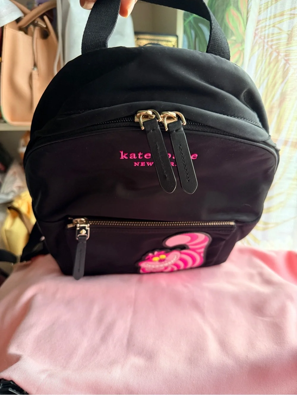 Kate Spade Disney Cheshire Cat Backpack and Wallet Set